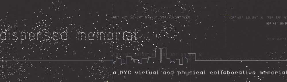 dispersed memorial  BLOG